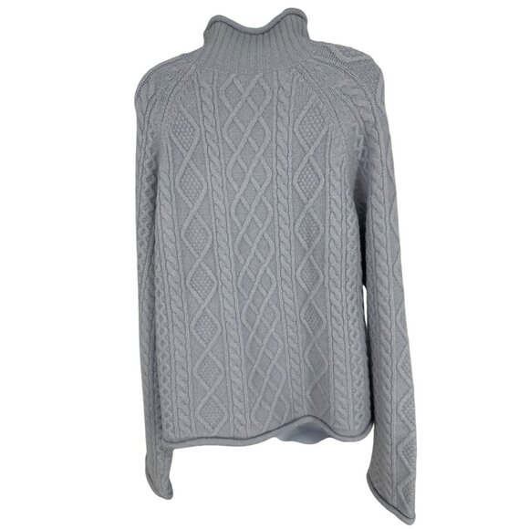 J.Crew Womens Cable-Knit Rollneck Long Sleeve Sweater 2X - Picture 4 of 11